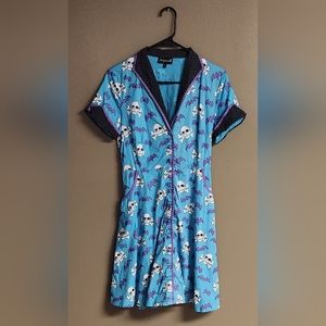 Sourpuss Skulls & Bats Dress